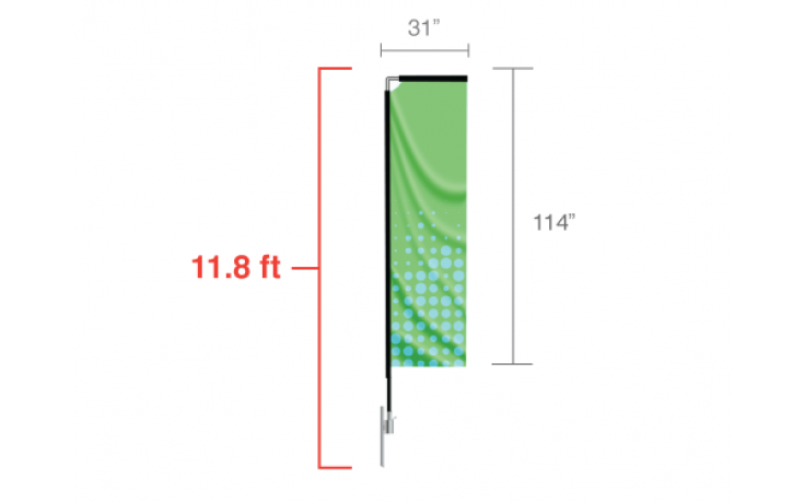 Rectangle Flag - Medium / Double Side