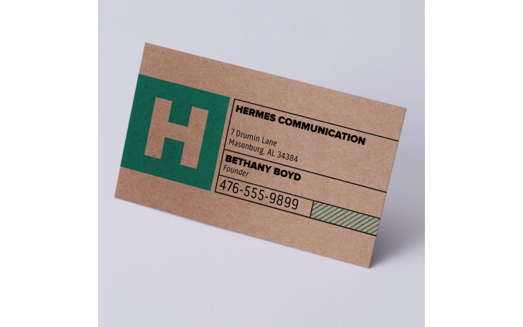 Business Card (Brown Kraft)