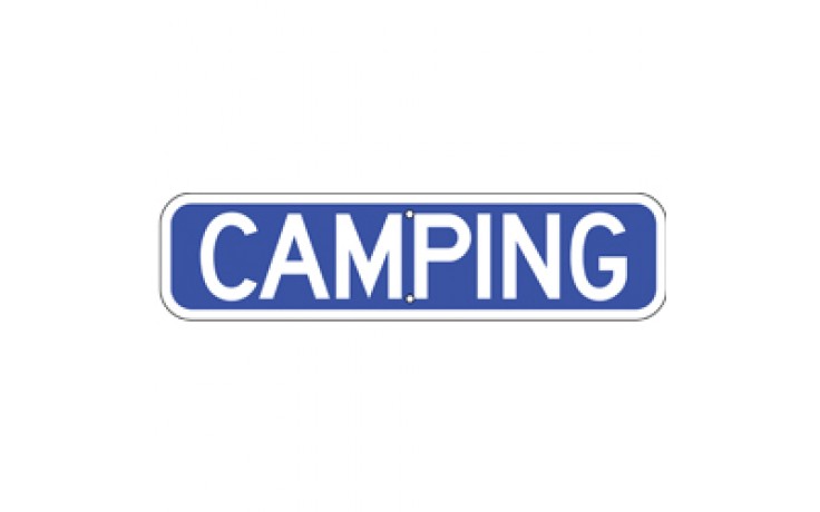 Camping Sign 2 - 24"x6"