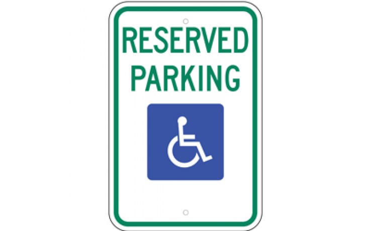 Handicap Parking 5 - 12"x18"