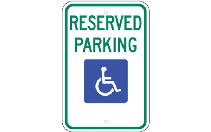 Handicap Parking 5 - 12"x18"