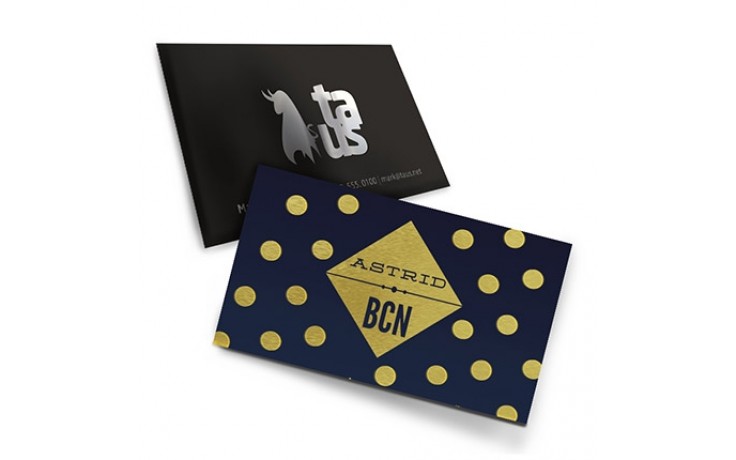 Business Card (Foil) - 16pt Silk Lamination