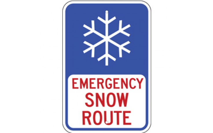 Snow Sign 3 - 12"x18"