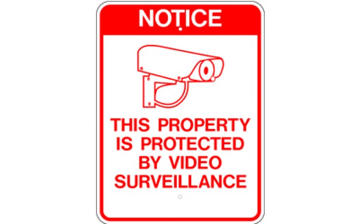 Surveillance Sign 2 - 18"x24"
