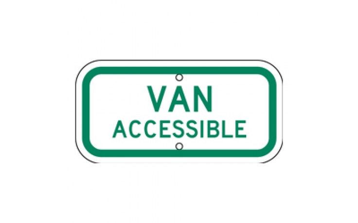 Handicap Van Accessible 5 - 12"x6"