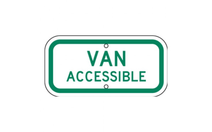 Handicap Van Accessible 5 - 12"x6"