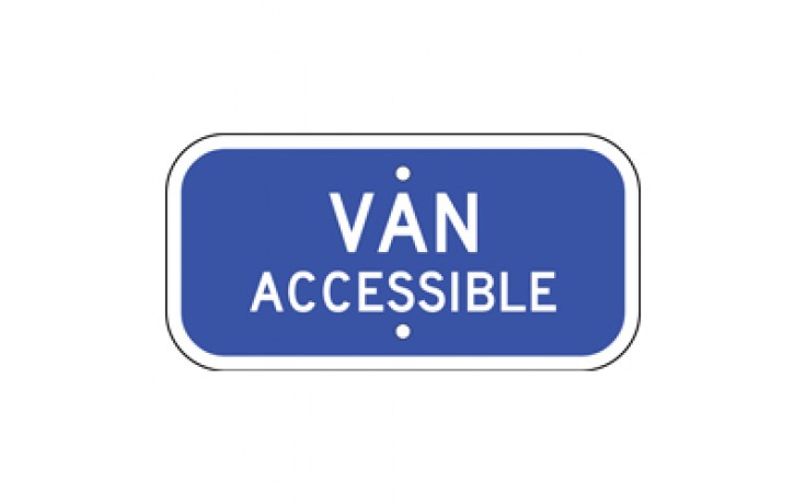 Handicap Van Accessible 6 - 12"x6"