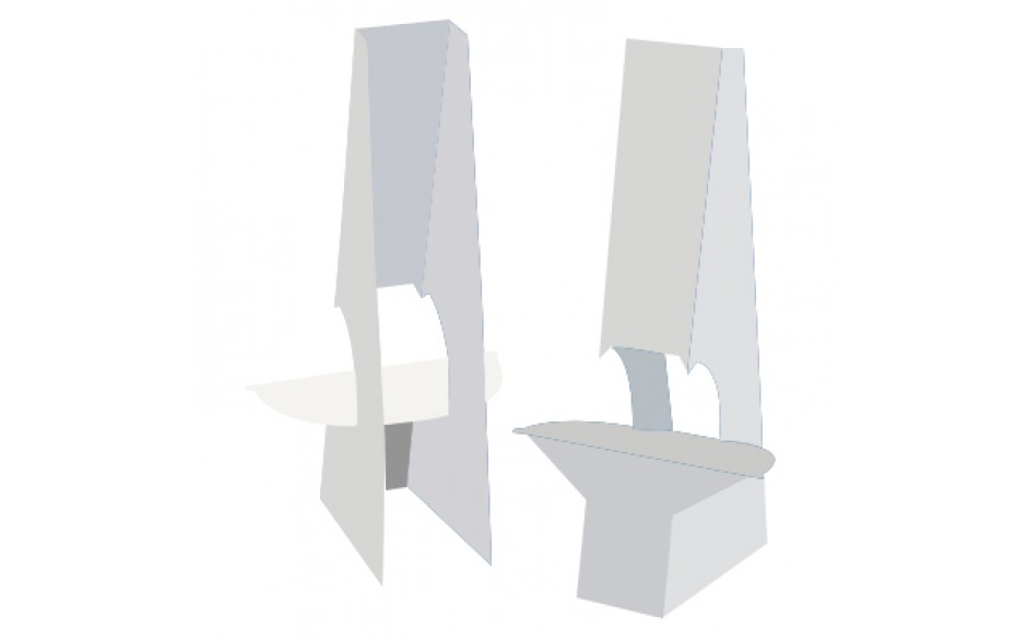 Easel Back - 15" Double Wing with Tape
