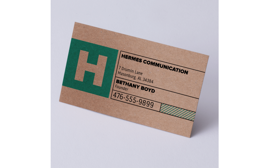 Business Card (Brown Kraft)