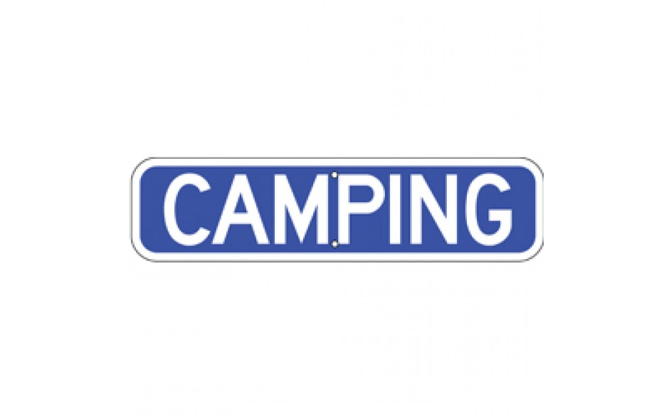 Camping Sign 2 - 24"x6"