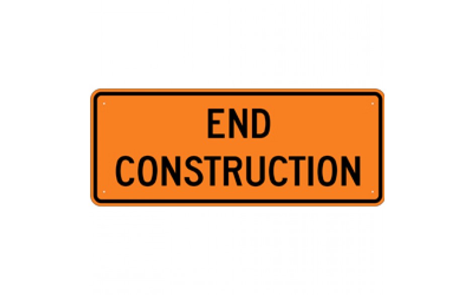 Construction Zone (2) - Construction Signs - 60"x24"