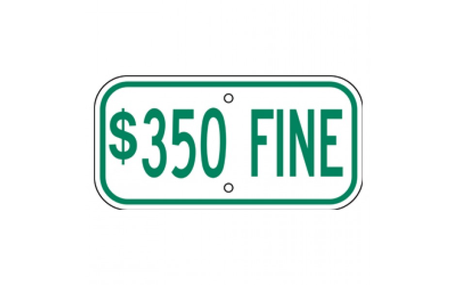 Handicap Fines 10 - 12"x6"