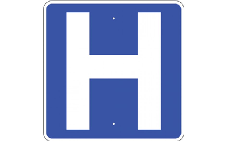 Hospital Sign 1 - 24"x24"
