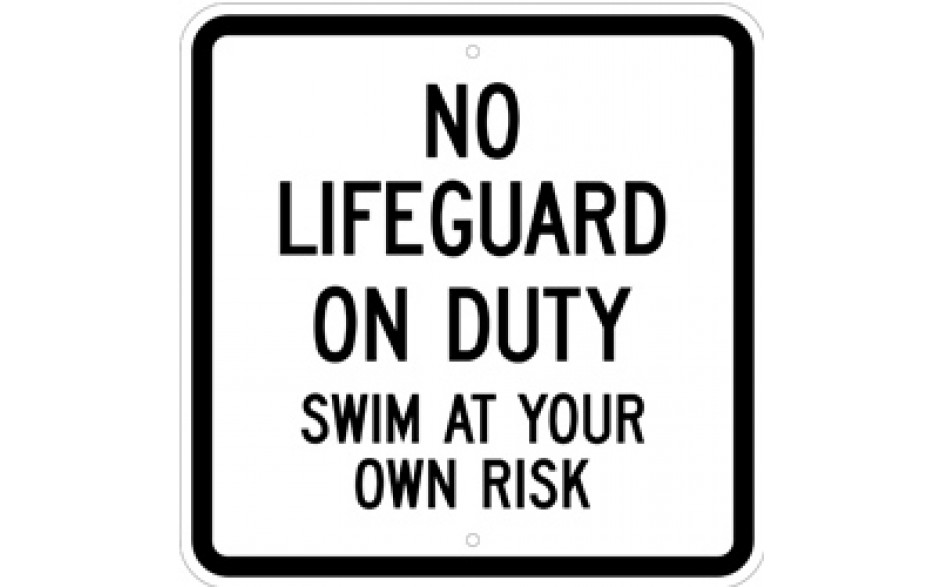 Pool Sign 3 - 18"x18"