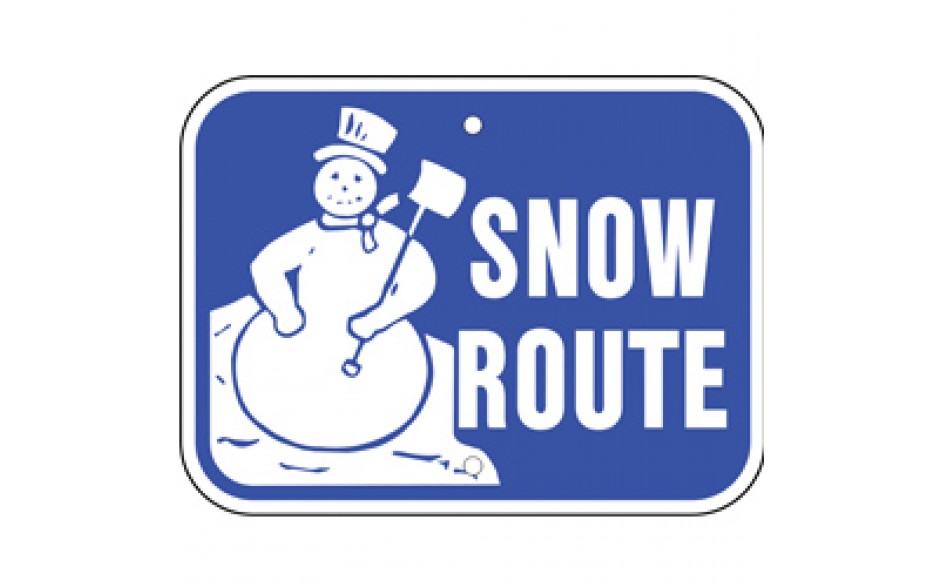 Snow Sign 1 - 12"x9"