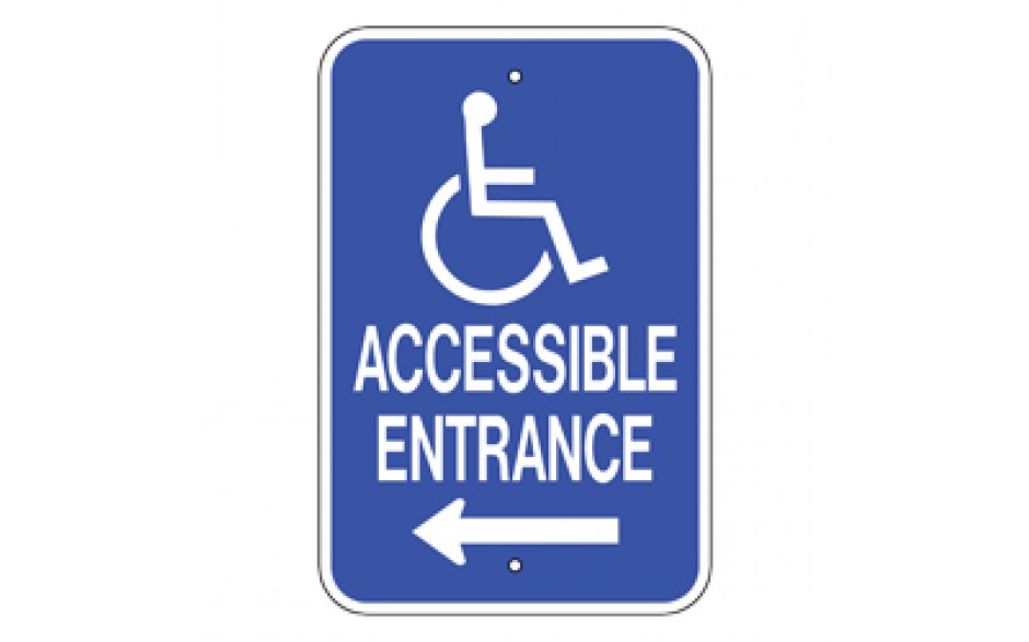 Handicap Van Accessible 2 - 12"x18"