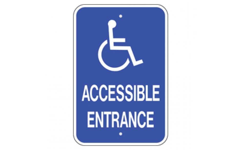 Handicap Van Accessible 3 - 12"x18"