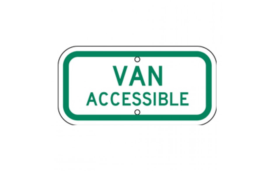 Handicap Van Accessible 5 - 12"x6"