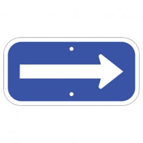 Handicap Arrow - Blue 12"x6"