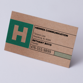 Business Card (Brown Kraft)