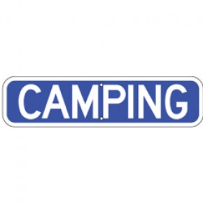 Camping Sign 2 - 24"x6"