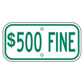 Handicap Fines 11 - 12"x6"