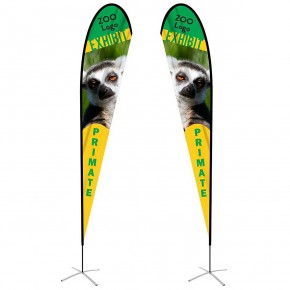 Tear Drop Flag - X-Large / Double Side