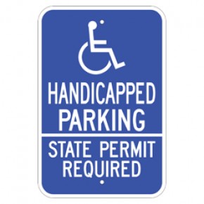 Handicap Parking 4 - 12"x18"