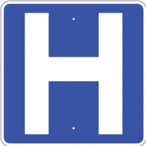 Hospital Sign 1 - 24"x24"