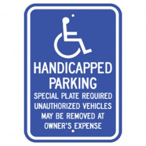 Handicap - Massachusetts - 12"x18"