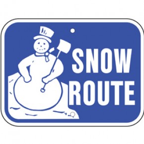 Snow Sign 1 - 12"x9"