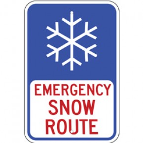 Snow Sign 3 - 12"x18"