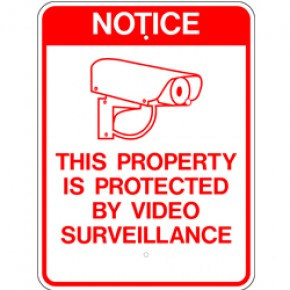 Surveillance Sign 2 - 18"x24"