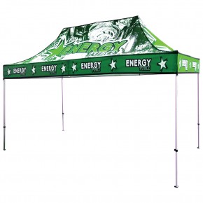 10x15 Custom UV Tent Canopy