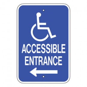 Handicap Van Accessible 2 - 12"x18"