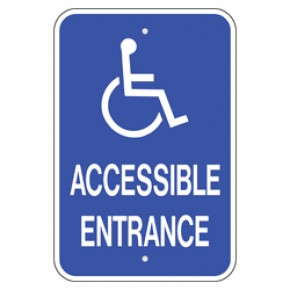 Handicap Van Accessible 3 - 12"x18"