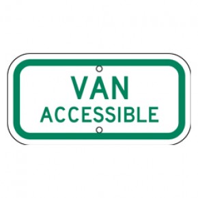 Handicap Van Accessible 5 - 12"x6"