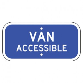 Handicap Van Accessible 6 - 12"x6"