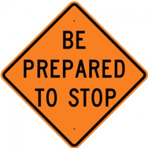 Warning (3) - Construction Signs - 48"x48"