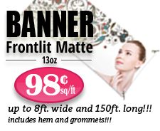 MATTE BANNER